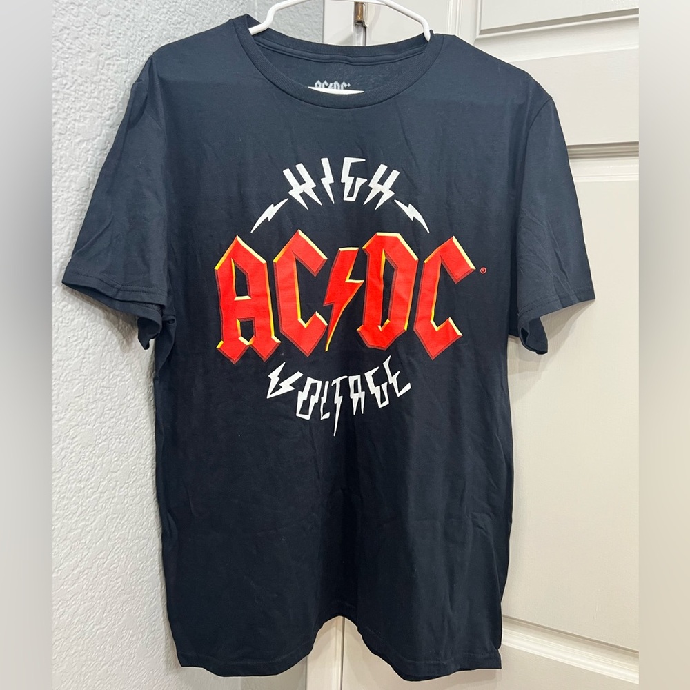AC/DC Black Graphic Tee